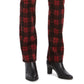 Charter Club Women's Plaid Tummy Control Jeans  Black Size 4