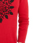 Karen Scott Women's Snowflake Applique Sweater New Red Combo Size XX-Large