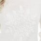 Karen Scott Women's Snowflake Applique Sweater White Size Large