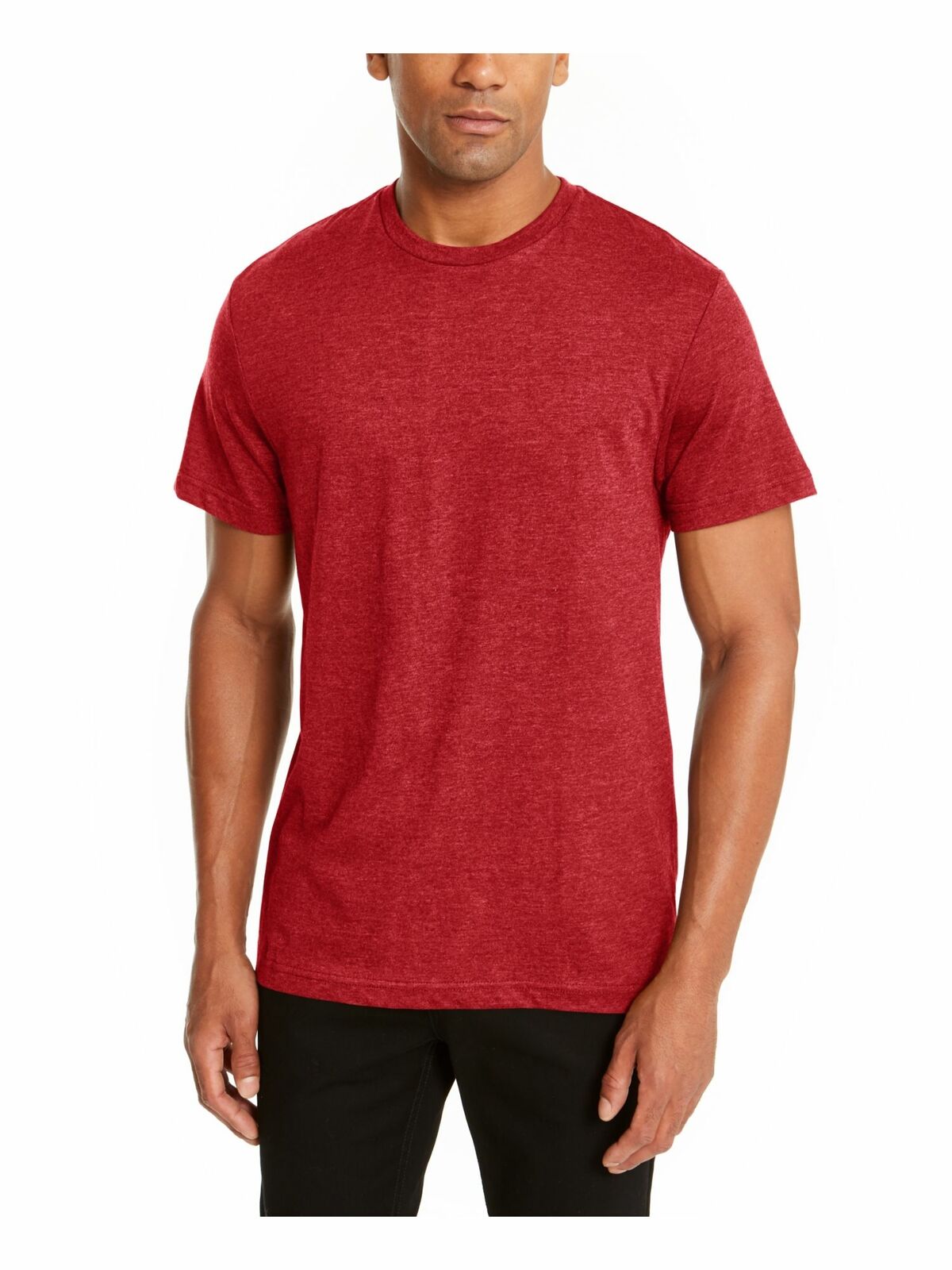 Alfani Men's Crewneck Undershirt Red Size Large