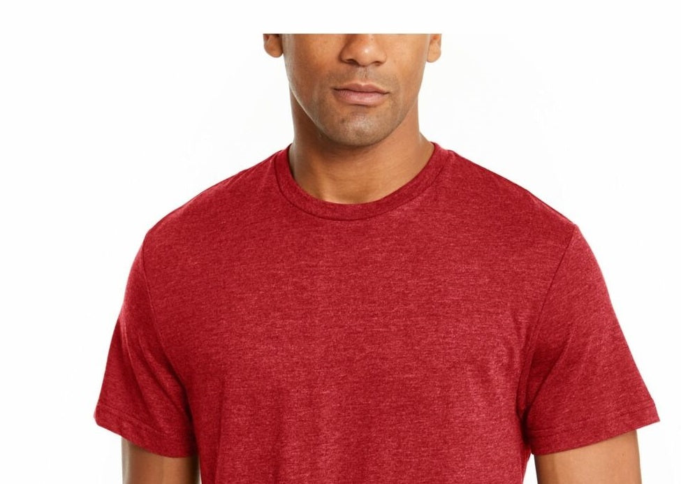 Alfani Men's Crewneck Undershirt Red Size Small
