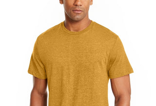 Alfani Men's Crewneck Undershirt Yellow Size Medium