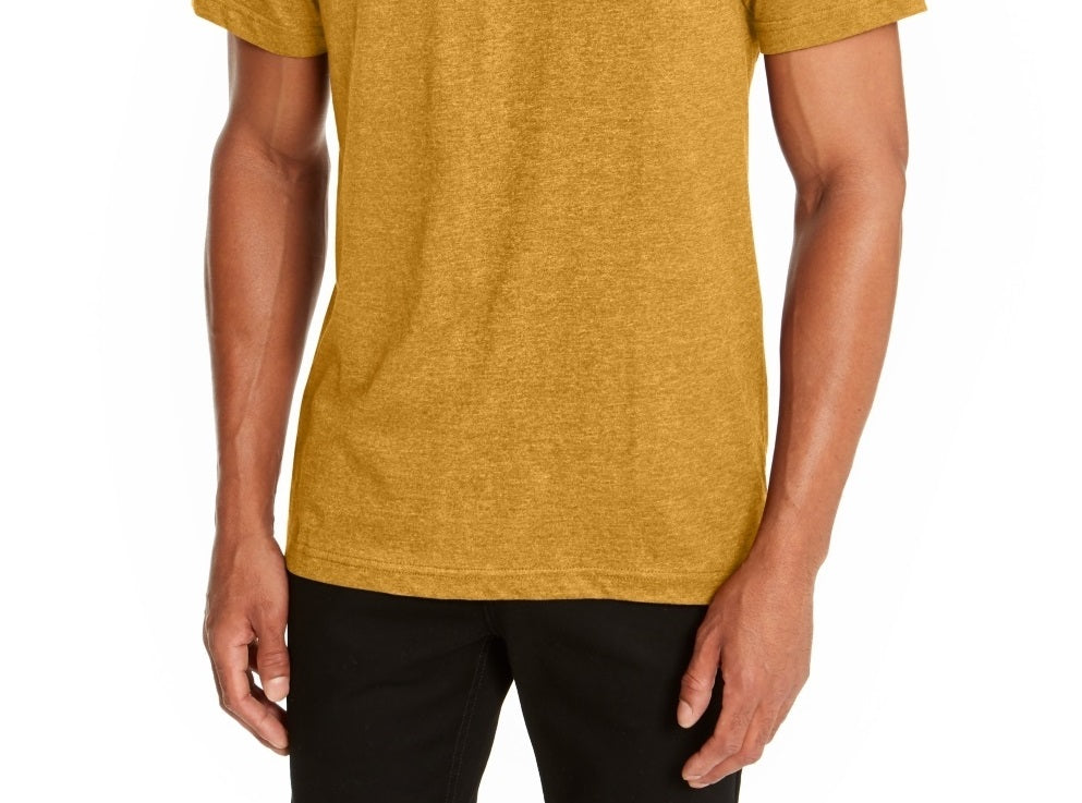 Alfani Men's Crewneck Undershirt Yellow Size Medium