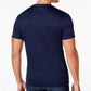 Alfani Men's Soft Touch Stretch V-Neck T-Shirt Navy Size Large