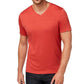 Alfani Men's Soft Touch Stretch V-Neck T-Shirt Red Size Large