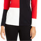 Alfani Women's Colorblocked Dropped-Shoulder Top  Red Size Extra Large