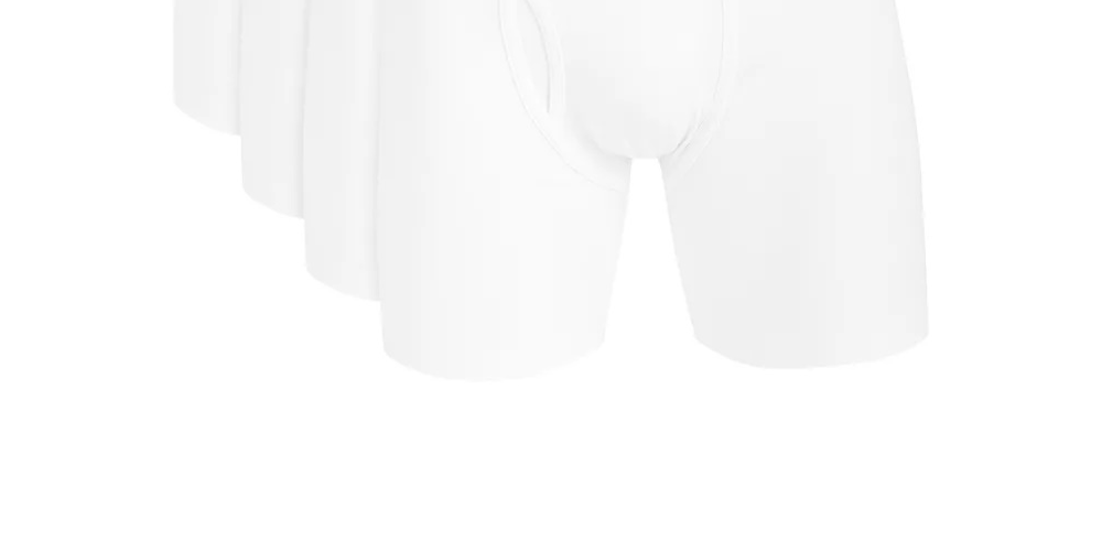 Alfani Men's 4-Pk. Stretch Boxer Briefs White Size Large