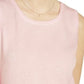 Charter Club Women's Sleeveless Crew-Neck Sweater Pink Size Large