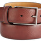 Tasso Elba Men's Textured Belt  Honey Size Small