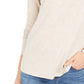Style & Co Women's Speckled Shimmer Top Beige Size Large