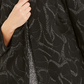 Alfani Women's Metallic-Print Jacquard Topper Jacket Black Size Medium