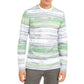 Alfani Men's Stripe T-Shirt Gray Size Large