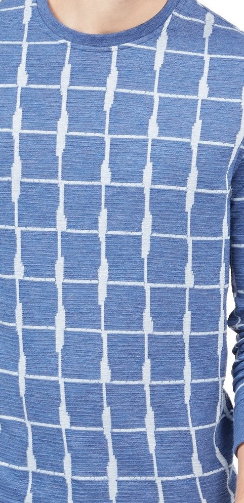 Alfani Men's Jacquard Grid Sweatshirt Vanilla Size Extra Large