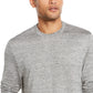 Alfani Men's Crinkle Textured T-Shirt Gray Size Medium