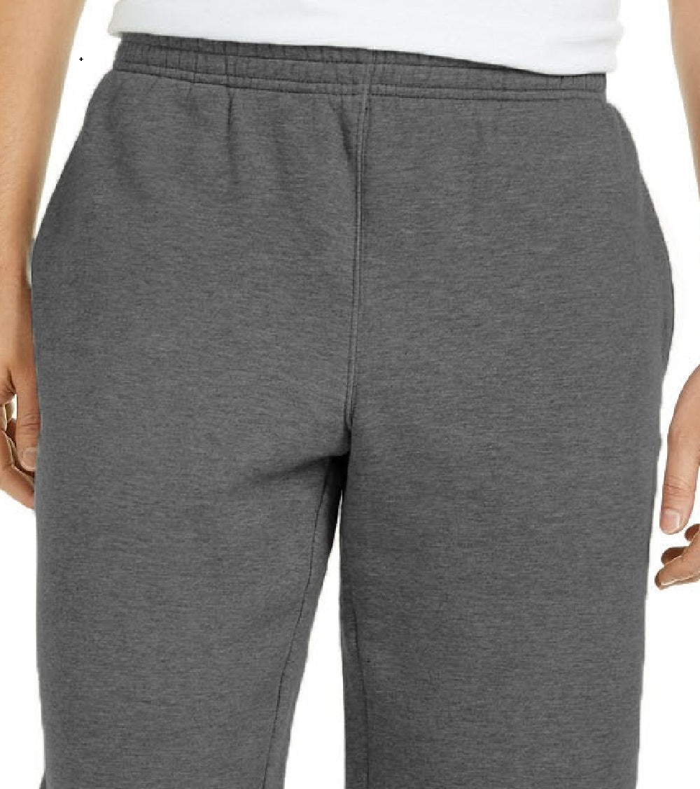 Ideology Men's Open-Hem Fleece Sweatpants Gray Size Small