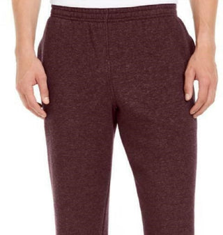 Ideology Men's Open-Hem Fleece Sweatpants Purple Size Small