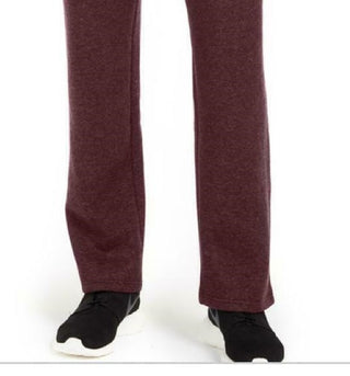 Ideology Men's Open-Hem Fleece Sweatpants Purple Size Small