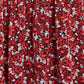 Charter Club Women's Floral Pintuck Top Red Size XX Large