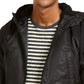 American Rag Men's Ross Hooded Bomber Jacket Black Size Medium