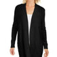Charter Club Women's Patchwork Cardigan Black Size Extra Small