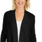 Charter Club Women's Patchwork Cardigan Black Size Extra Small