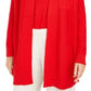 Charter Club Women's Patchwork Cardigan Red Size Extra Large