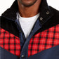 American Rag Men's Brady Colorblocked Puffer Jacket Blue Size Large