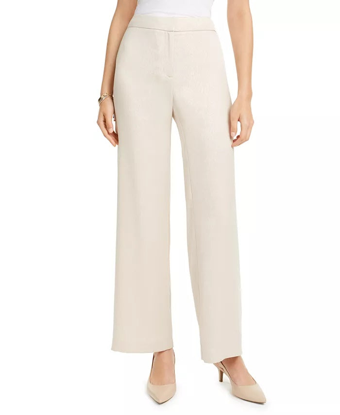 Alfani Women's Wide-Leg Pants Brown Size 16