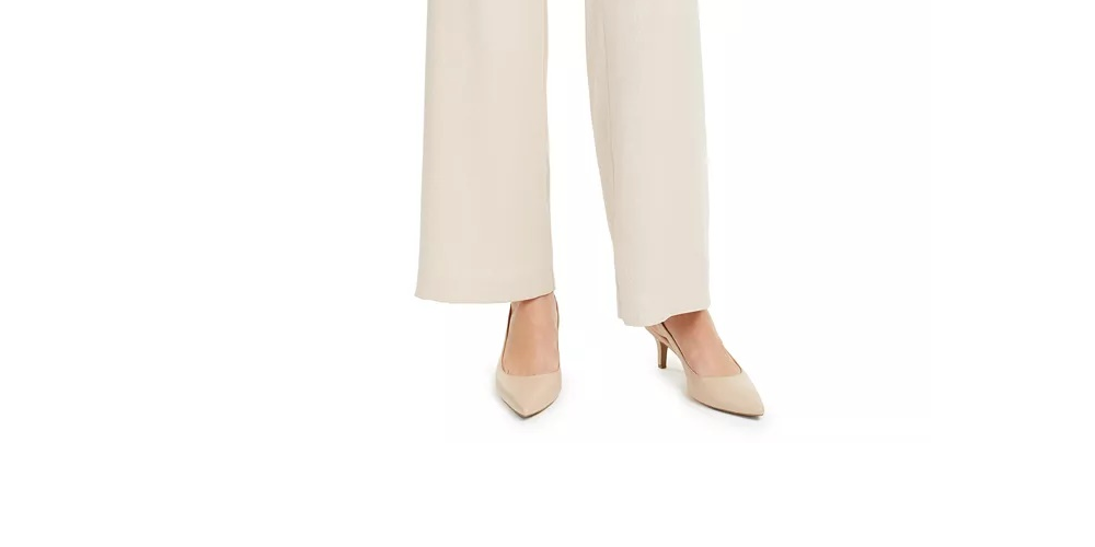 Alfani Women's Wide-Leg Pants Brown Size 16