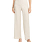 Alfani Women's Petite Snake-Embossed Wide-Leg Pants Beige Size 14