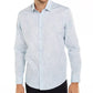 Alfani Men's Classic-Fit Abstract Plaid Shirt Blue Size Large