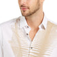 Alfani Men's Classic-Fit Abstract Line-Print Shirt White Size Medium
