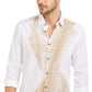 Alfani Men's Classic-Fit Abstract Line-Print Shirt White Size 2 Extra Large