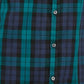 Charter Club Women's Cotton Plaid Shirt Black Size Medium