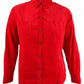 Charter Club Women's Solid Corduroy Shirt Red Size Small