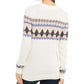 Charter Club Women's Fair Isle Sweater white Size 2 X-Large