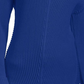 Charter Club Women's Cotton Textured V-Neck Sweater Blue Size Extra Large