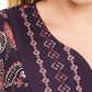 Style & Co Women's Plus Size Paisley Print Blouse Purple Size 1X