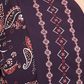Style & Co Women's Plus Size Paisley Print Blouse Purple Size 1X
