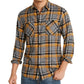 American Rag Men's Alex Plaid Shirt Gray Size Small