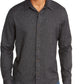 American Rag Men's Matt Regular-Fit Brushed Twill Shirt Black Size Large
