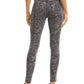 Style & Co Women's Snake-Print Jeggings Gray Size Large