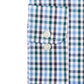 Club Room Men's Classic/Regular-Fit Stretch Wrinkle-Resistant Gingham Dress Shirt Blue Size 36-37