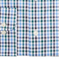 Club Room Men's Regular-Fit Stretch Wrinkle-Resistant Gingham Dress Shirt Navy Size 17-32-33