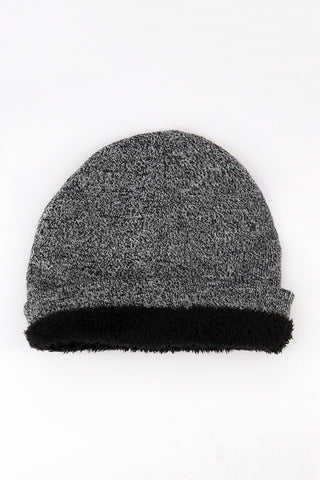 Alfani Men's Shearling Lined Beanie Gray One Size