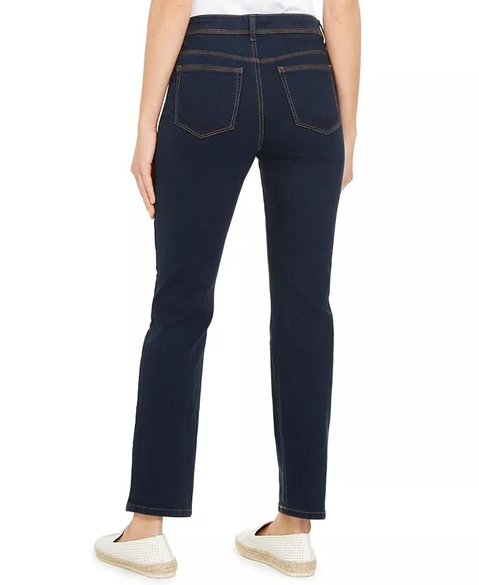 Style & Co Women's Petite Tummy-Control Jeans Blue Size 4