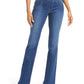 Style & Co Women's Ella Pull-On Bootcut Jeans Med Blue Size Large