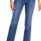 Style & Co Women's Ella Pull-On Bootcut Jeans Med Blue Size Large