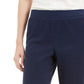 Karen Scott Women's Petite Microfleece Pants Blue Size Medium