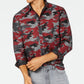 American Rag Men's Camo Shirt Red Size Medium